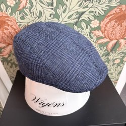 Ivy modern Keps Tweed, Mörk blå