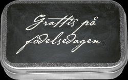 Pastiller licorice, Happy Birthday