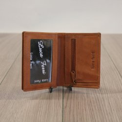 Mini Wallet Vintage L.F Cognac