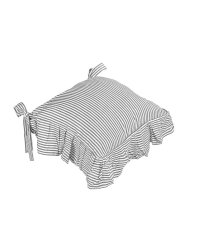 Chaircover Sundborn, grey/vit