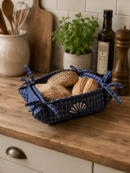 Breadbasket Seashell, blue