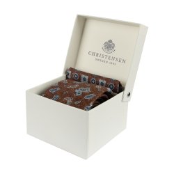 slips i box brun melange amanda christensen brun melange slips linne vår o sommar slips