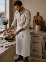Apron Sailing, 90 x 90 cm