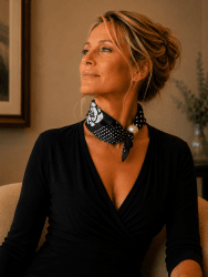 scarf med magnetknäppning