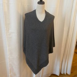 Poncho Laura, Charcoal med paljetter