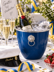 Champagnekylare Blå, Nickelmaskaroner 