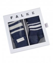 Gift box sock and gloves navy blue