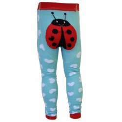 söta leggings med nyckelpiga barn baby ladybird tights strumpbyxa ladybird