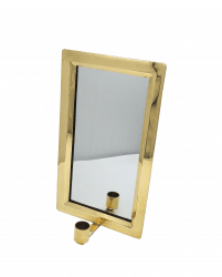 spegellampett mässing brass mirror