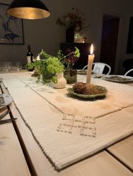 Floormat Micci Recycled creme, 50 x 100 cm