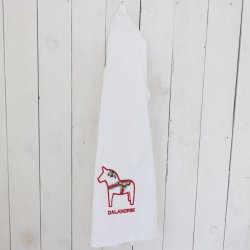 kitchentowel dalahorse white/red, 50 x 65 cm