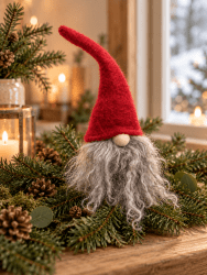 Tomte Rudolf mini, 25 cm