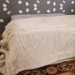 Bedspread Sobel beige King size 260 x 260 cm
