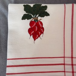 rädisa våfflad handduk