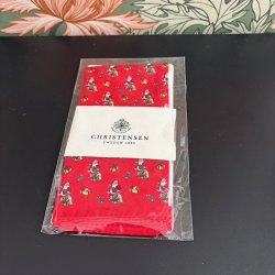 näsduk i siden bröstfickeduk i siden christmas julmotiv