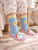 Rainbow Moccasin Slipper