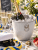 Wine cooler, Grey nickel mascarons 