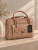 Handväska Gina Croco Large, Taupe