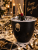 Wine cooler, Black brass mascarons 