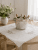 Duk Monogram, 90 x 90 cm vit/beige