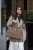 dam handbag birkin kelly modell suede taupe elizabeth taupe suede bag