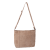 mockaväska dam handväska hobo boho chic ljus beige natur mocka