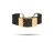 Armband Gold bit svart