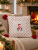 Pillowcase Snowman tassels, 40 x 40 cm
