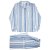 klassisk herrpyjamas randig blårandig herr pyjamas tunn traditionell herrpyjamas klassisk randig pyjamas blårandig pyjamas