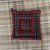 tartan grytlapp jul klassiska dova färger i tartan mönster vinröd grön