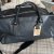 weekendbag milano svart vintageinspiraret buffrat skinn