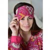 Ljuvligt mönster på sminväskor, necessär ,scarves & ögonmask