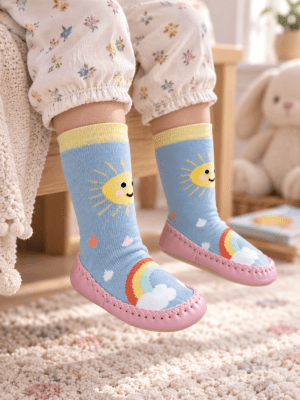 Zoom image of Rainbow Moccasin Slipper