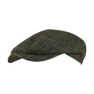 Zoom bild av wigens gubbkeps ull rutig bordeaux ivy contemporary cap house of amanda christensen