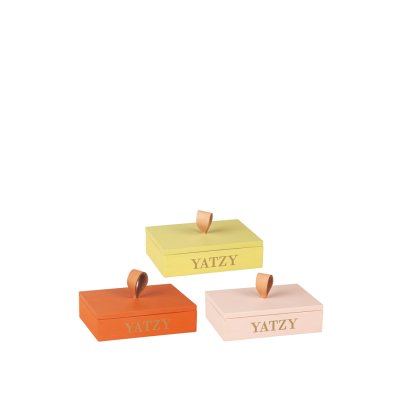 Zoom bild av Trälåda Yatzy, Ljusrosa