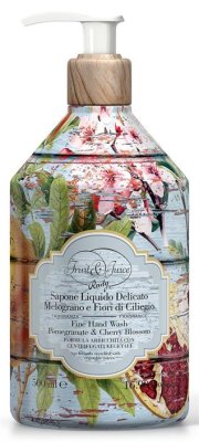 Zoom bild av liquid soap sicilian lemons handtvål flytande tvål i vacker förpackning lyxig aloe vera tvål med italienska dofter
