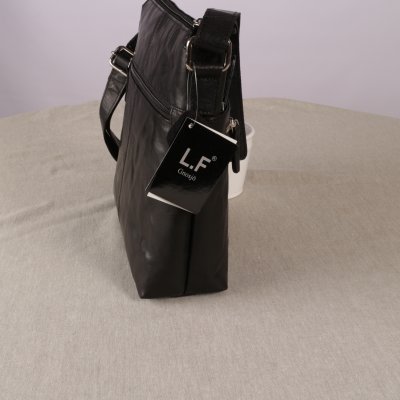 Axelremsväska Vintage dam L.F, Svart