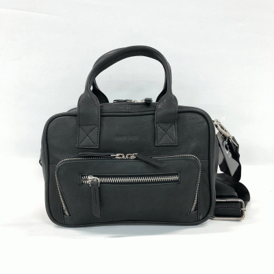 handväska form minibag 2 handtag mjukt kalvskinn