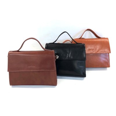 Zoom bild av Handväska Kelly L.F, Cognac