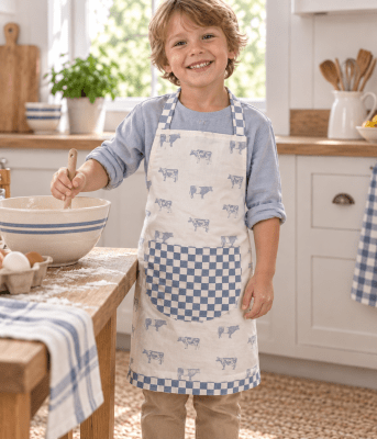 Zoom image of Childrens Apron Cow, 48 x 56 cm