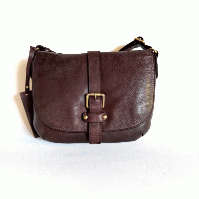 Zoom image of Crossbody bag washed L.F, Darkbrown