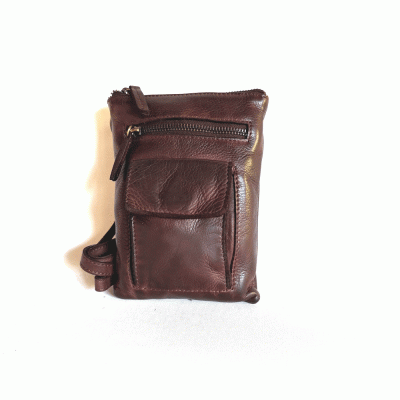 Zoom image of Crossbody bag washed L.F small, Brown