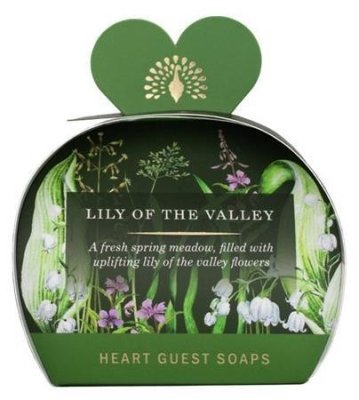 Zoom image of Luxury heart soaps, lily of the valley 3 x 20 g