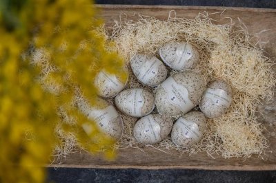 Zoom bild av Nannas Påskägg Nougatägg, 150 g