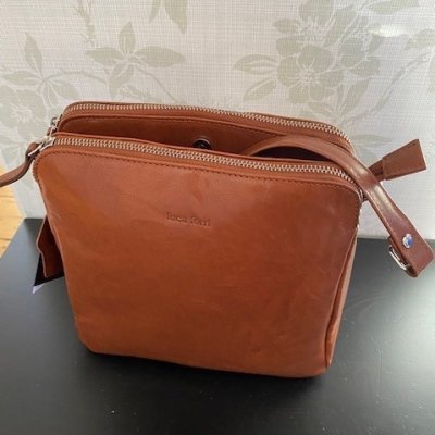 Zoom image of Shoulder Bag Classic 2 zipper women L.F, High Cognac