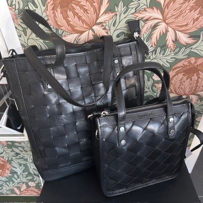 Zoom image of Shopper Bag Mini Braid, Black