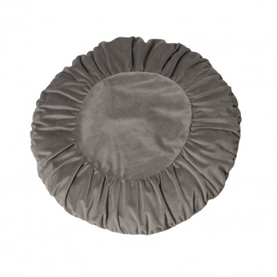 Zoom bild av sammaet runt kuddfodral sammet velvet gammaldags kudde