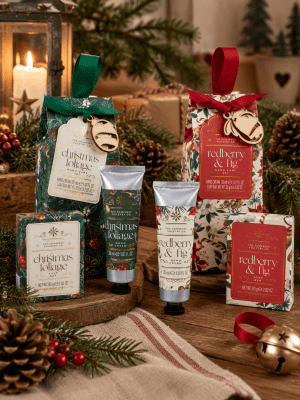Zoom image of Floral Hand Cream & soap, Christmas
