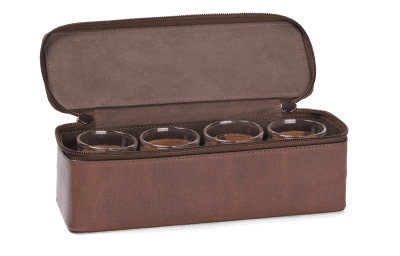 Snapsväska Brännö inkl 4 st glas