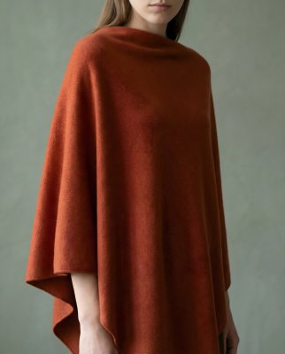 Zoom bild av Poncho Isabelle ullmix, Bränd Orange